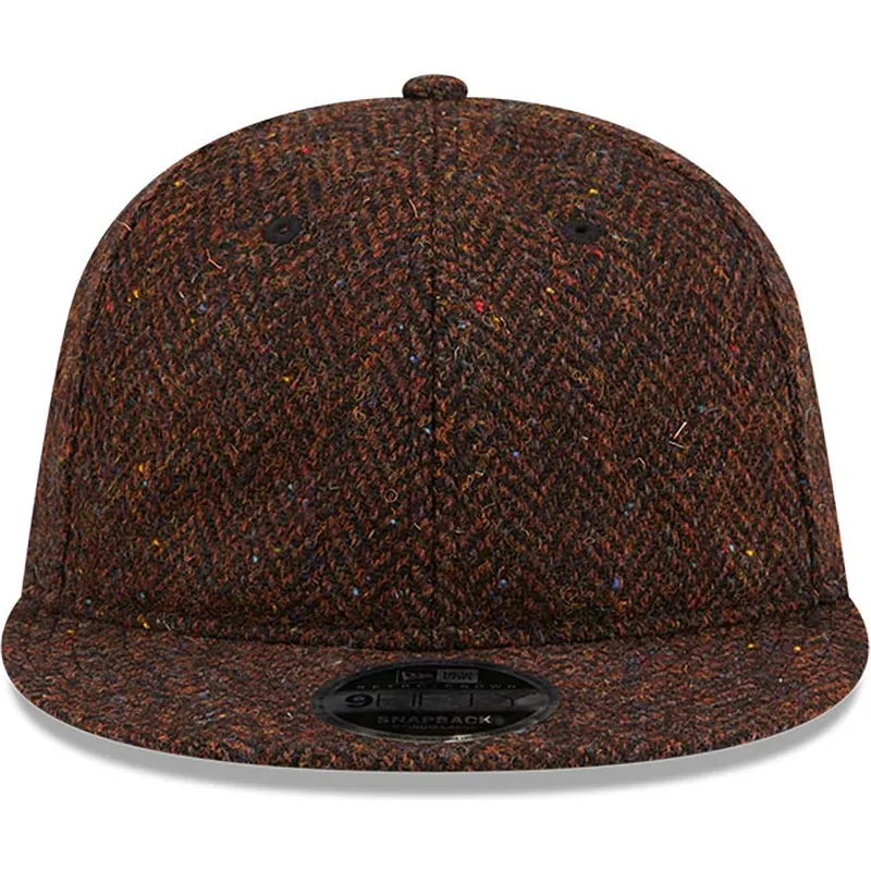 cepur-plakana-bruns-regulejams-9fifty-tweed-no-new-era
