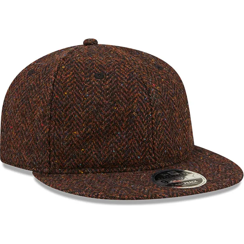 cepur-plakana-bruns-regulejams-9fifty-tweed-no-new-era