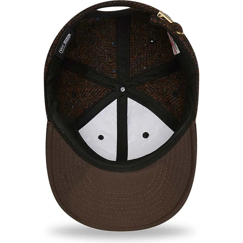 cepur-plakana-bruns-regulejams-9fifty-tweed-no-new-era