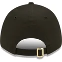 schwarze-gebogene-verstellbare-kappe-mit-goldenem-logo-9forty-metallic-chicago-bulls-nba-von-new-era