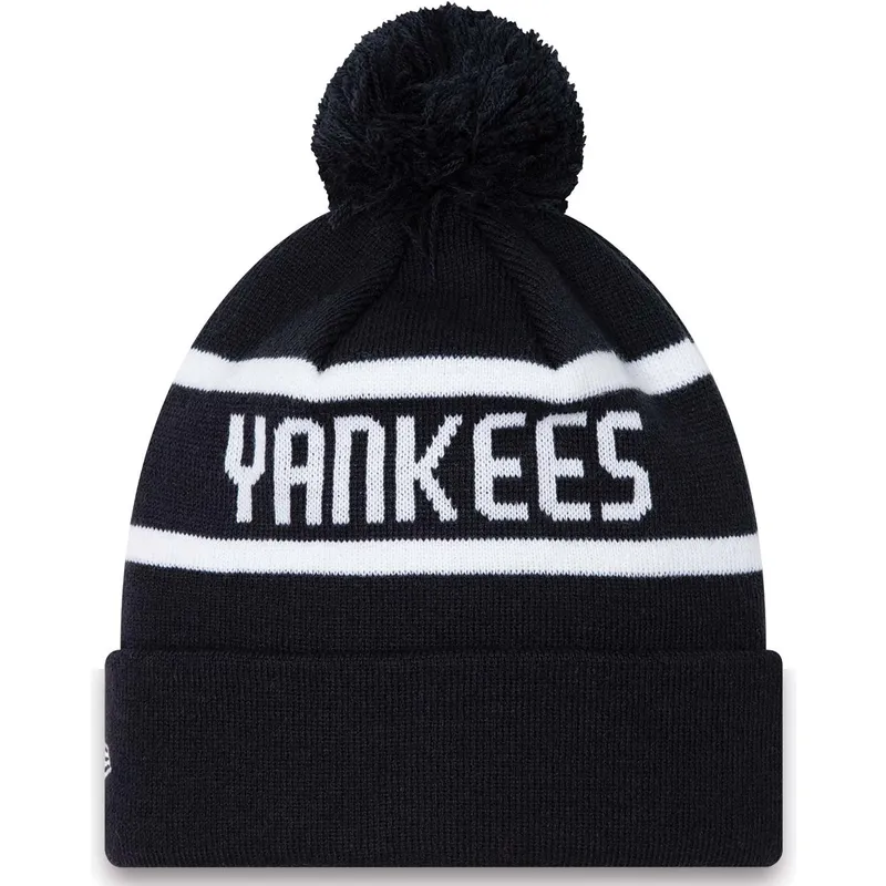 cepur-ar-bumbuli-tumsi-zils-cuff-jake-no-new-york-yankees-mlb-no-new-era