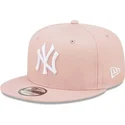 cepur-plakana-roza-snapback-9fifty-league-essential-no-new-york-yankees-mlb-no-new-era