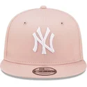 cepur-plakana-roza-snapback-9fifty-league-essential-no-new-york-yankees-mlb-no-new-era