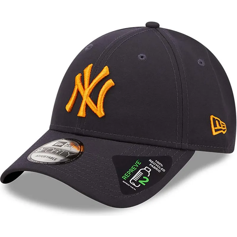 cepur-izliekta-tumsi-zils-regulejams-9forty-repreve-no-new-york-yankees-mlb-no-new-era