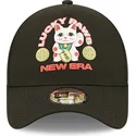 cepur-izliekta-truckeris-melns-snapback-a-frame-repreve-lucky-paws-no-new-era