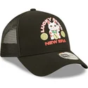 cepur-izliekta-truckeris-melns-snapback-a-frame-repreve-lucky-paws-no-new-era