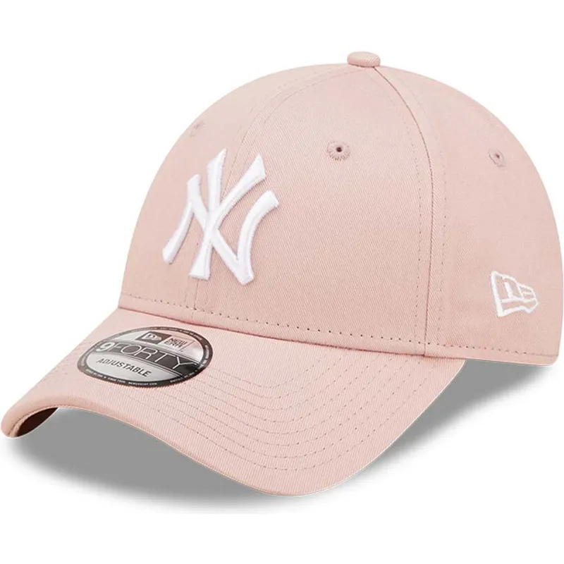 cepur-izliekta-roza-regulejams-9forty-league-essential-no-new-york-yankees-mlb-no-new-era