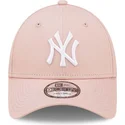 cepur-izliekta-roza-regulejams-9forty-league-essential-no-new-york-yankees-mlb-no-new-era