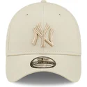 cap-izliekta-beige-ajustada-39thirty-league-essential-no-new-york-yankees-mlb-no-new-era
