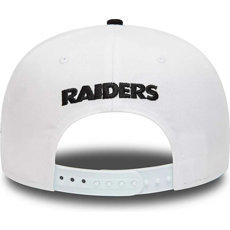 cepur-plakana-balts-snapback-9fifty-crown-patches-super-bowl-xv-no-las-vegas-raiders-nfl-no-new-era