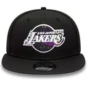 cap-plakana-black-snapback-9fifty-print-infill-no-los-angeles-lakers-nba-no-new-era