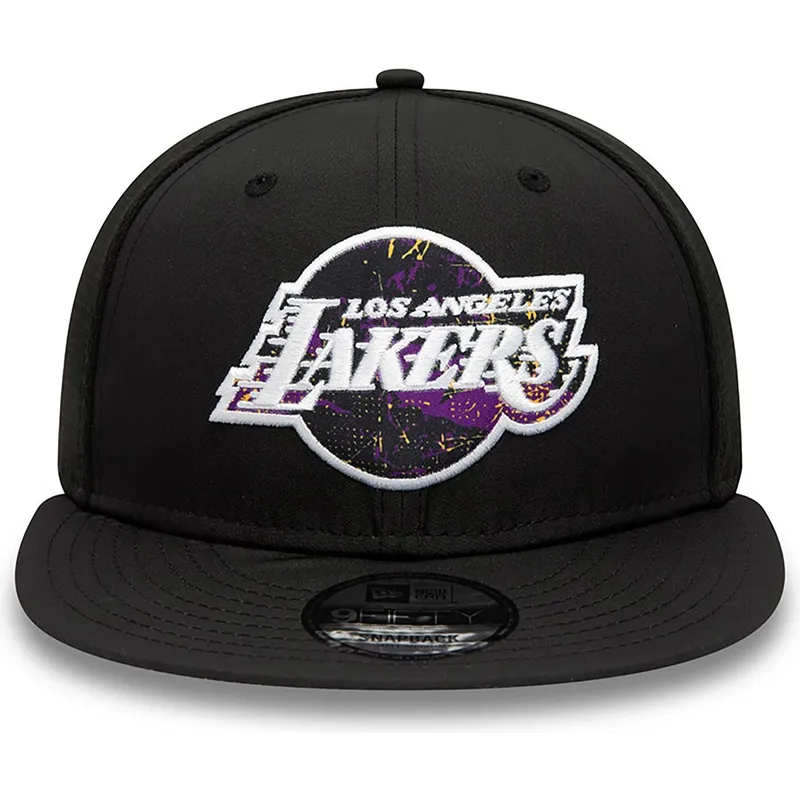 cap-plakana-black-snapback-9fifty-print-infill-no-los-angeles-lakers-nba-no-new-era