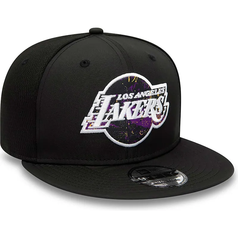 cap-plakana-black-snapback-9fifty-print-infill-no-los-angeles-lakers-nba-no-new-era