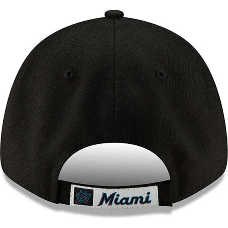 cepur-izliekta-melns-regulejama-lente-9forty-the-league-no-miami-marlins-mlb-no-new-era