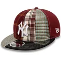 cepur-plakana-sarkans-regulejams-9fifty-patch-panel-no-new-york-yankees-mlb-no-new-era