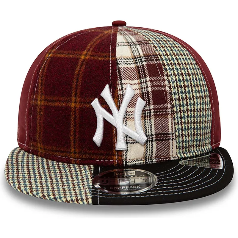 cepur-plakana-sarkans-regulejams-9fifty-patch-panel-no-new-york-yankees-mlb-no-new-era