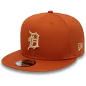 cepur-plakana-bruns-snapback-9fifty-side-patch-no-detroit-tigers-mlb-no-new-era