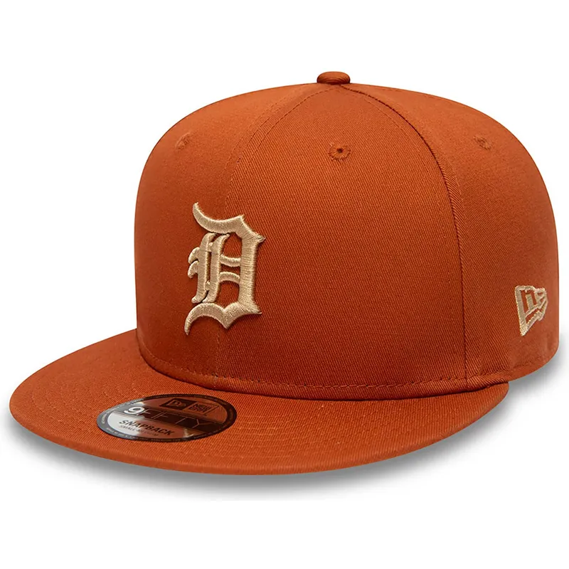 cepur-plakana-bruns-snapback-9fifty-side-patch-no-detroit-tigers-mlb-no-new-era