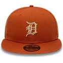 cepur-plakana-bruns-snapback-9fifty-side-patch-no-detroit-tigers-mlb-no-new-era