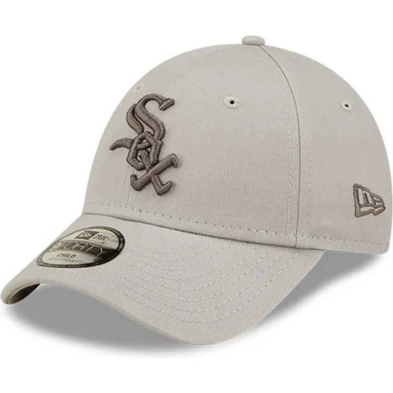 cap-izliekta-beige-adjustable-strap-berniem-9forty-league-essential-no-chicago-white-sox-mlb-no-new-era
