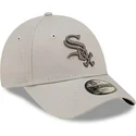 cap-izliekta-beige-adjustable-strap-berniem-9forty-league-essential-no-chicago-white-sox-mlb-no-new-era