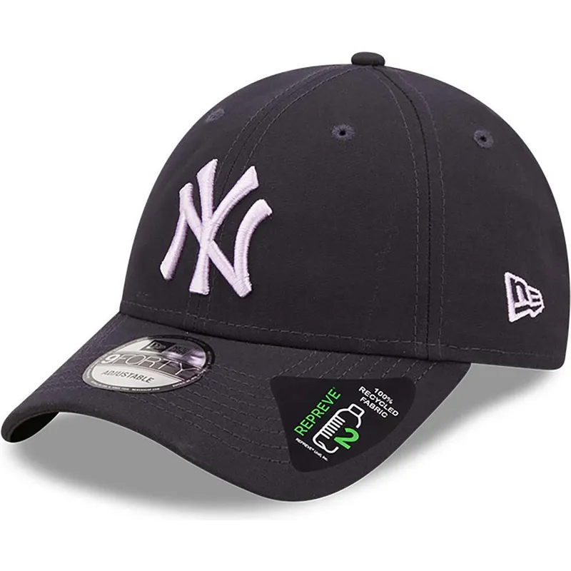 cepur-izliekta-tumsi-zils-regulejams-9forty-repreve-no-new-york-yankees-mlb-no-new-era