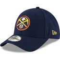 cap-izliekta-navy-blue-adjustable-strap-9forty-the-league-no-denver-nuggets-nba-no-new-era