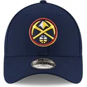 cap-izliekta-navy-blue-adjustable-strap-9forty-the-league-no-denver-nuggets-nba-no-new-era