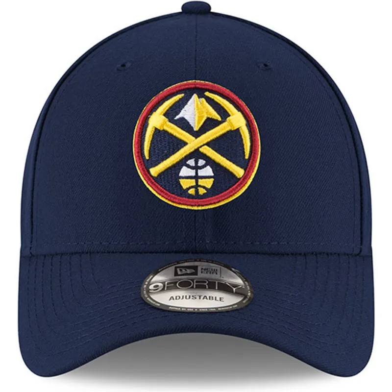 cap-izliekta-navy-blue-adjustable-strap-9forty-the-league-no-denver-nuggets-nba-no-new-era