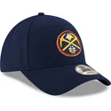 cap-izliekta-navy-blue-adjustable-strap-9forty-the-league-no-denver-nuggets-nba-no-new-era