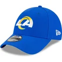 gorra-curva-azul-ajustable-9forty-the-league-de-los-angeles-rams-nfl-de-new-era