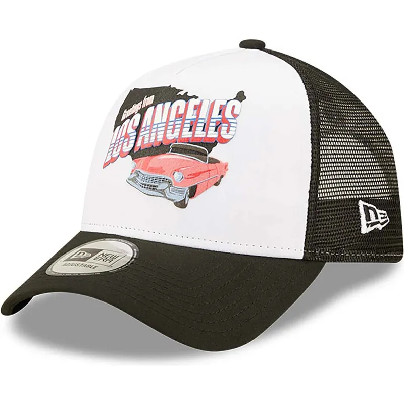 cepur-izliekta-truckeris-melns-snapback-los-angeles-a-frame-us-state-wordmark-no-new-era