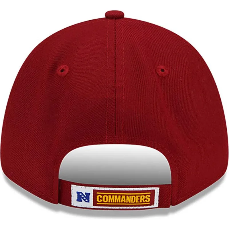 cepur-izliekta-sarkans-regulejams-9forty-the-league-no-washington-commanders-nfl-no-new-era