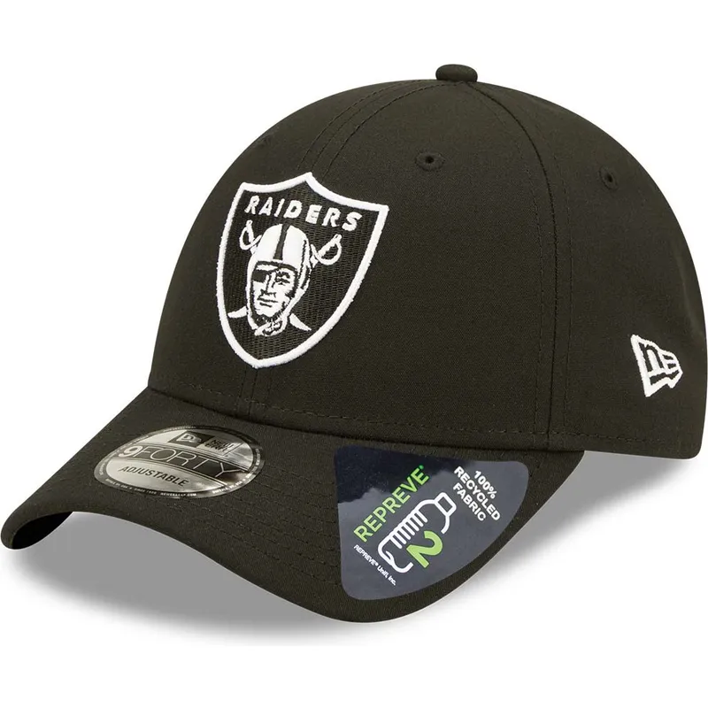 cepur-izliekta-melns-snapback-9forty-repreve-no-las-vegas-raiders-nfl-no-new-era