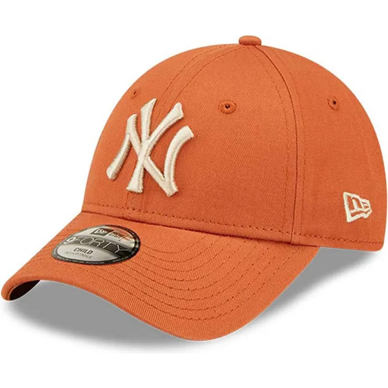 cap-izliekta-orange-adjustable-strap-berniem-9forty-league-essential-no-new-york-yankees-mlb-no-new-era