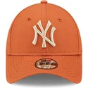 cap-izliekta-orange-adjustable-strap-berniem-9forty-league-essential-no-new-york-yankees-mlb-no-new-era