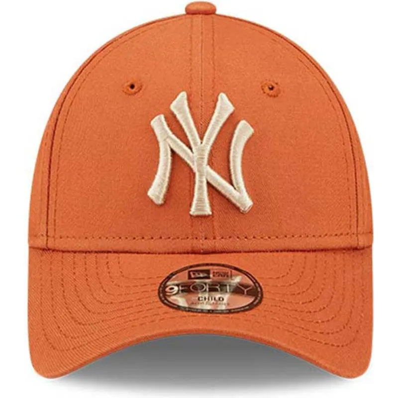 cap-izliekta-orange-adjustable-strap-berniem-9forty-league-essential-no-new-york-yankees-mlb-no-new-era