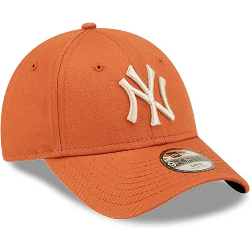 cap-izliekta-orange-adjustable-strap-berniem-9forty-league-essential-no-new-york-yankees-mlb-no-new-era
