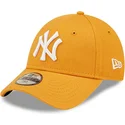 cap-izliekta-orange-adjustable-strap-berniem-9forty-league-essential-no-new-york-yankees-mlb-no-new-era