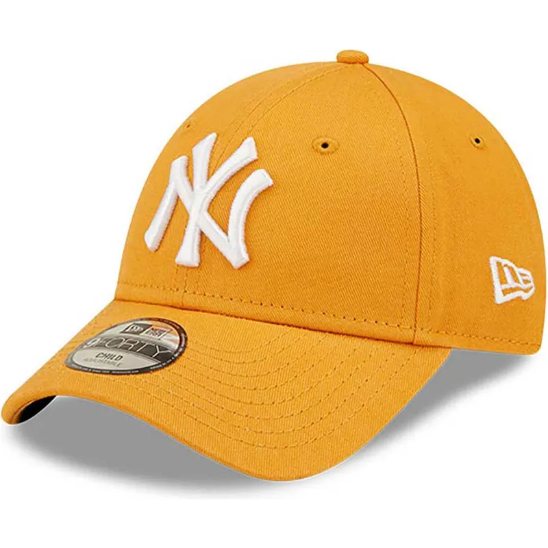 cap-izliekta-orange-adjustable-strap-berniem-9forty-league-essential-no-new-york-yankees-mlb-no-new-era