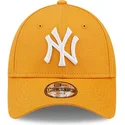 cap-izliekta-orange-adjustable-strap-berniem-9forty-league-essential-no-new-york-yankees-mlb-no-new-era