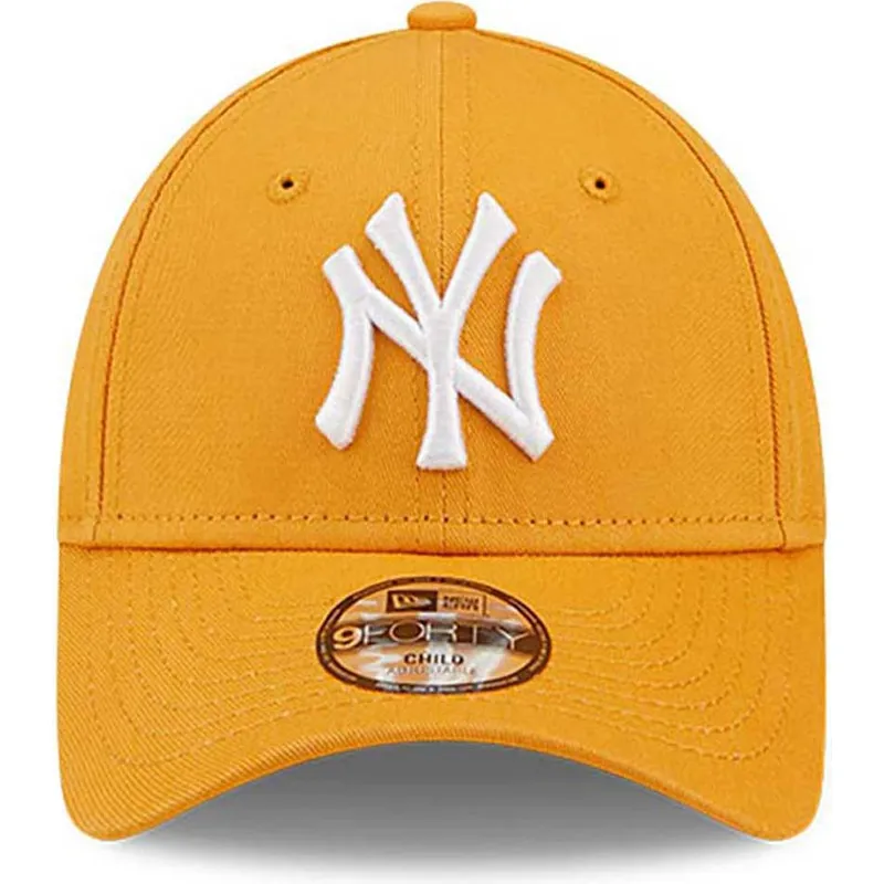 cap-izliekta-orange-adjustable-strap-berniem-9forty-league-essential-no-new-york-yankees-mlb-no-new-era