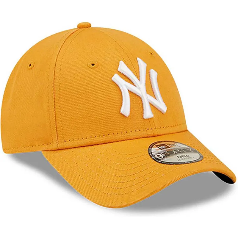 cap-izliekta-orange-adjustable-strap-berniem-9forty-league-essential-no-new-york-yankees-mlb-no-new-era