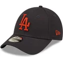 cap-izliekta-navy-blue-adjustable-strap-berniem-marron-9forty-league-essential-no-los-angeles-dodgers-mlb-no-new-era