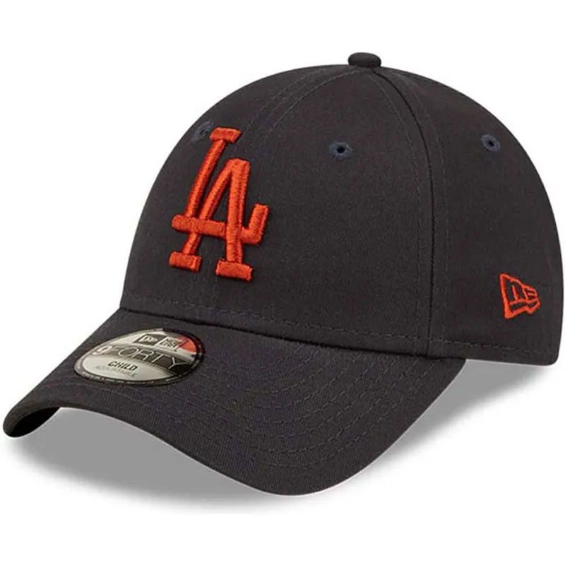 cap-izliekta-navy-blue-adjustable-strap-berniem-marron-9forty-league-essential-no-los-angeles-dodgers-mlb-no-new-era
