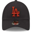 cap-izliekta-navy-blue-adjustable-strap-berniem-marron-9forty-league-essential-no-los-angeles-dodgers-mlb-no-new-era