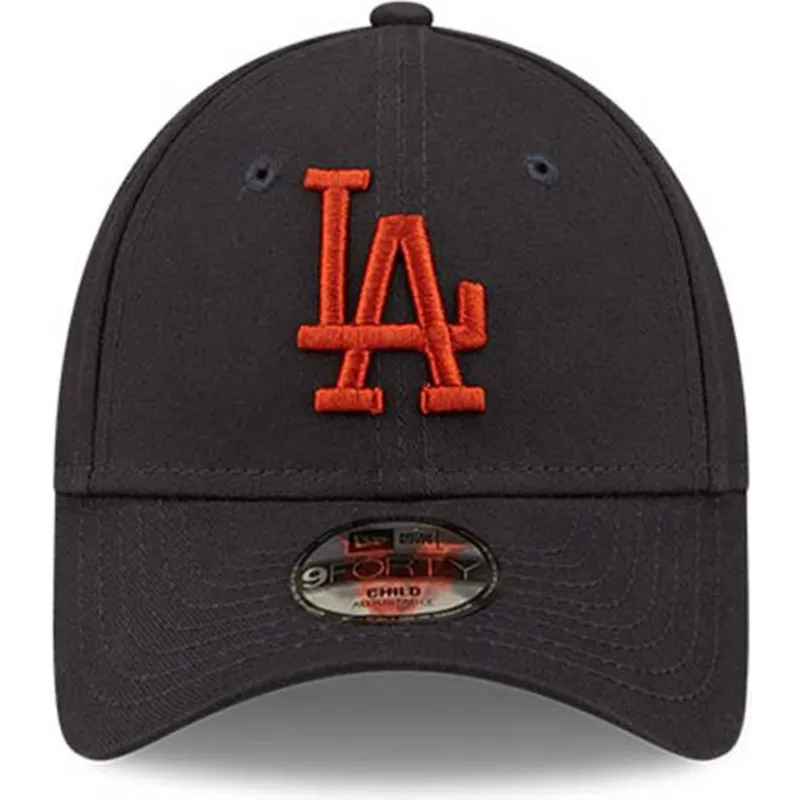 cap-izliekta-navy-blue-adjustable-strap-berniem-marron-9forty-league-essential-no-los-angeles-dodgers-mlb-no-new-era