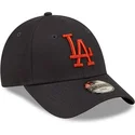cap-izliekta-navy-blue-adjustable-strap-berniem-marron-9forty-league-essential-no-los-angeles-dodgers-mlb-no-new-era