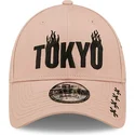 cepur-izliekta-roza-regulejams-tokyo-9forty-graphic-no-new-era