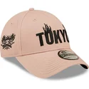 cepur-izliekta-roza-regulejams-tokyo-9forty-graphic-no-new-era